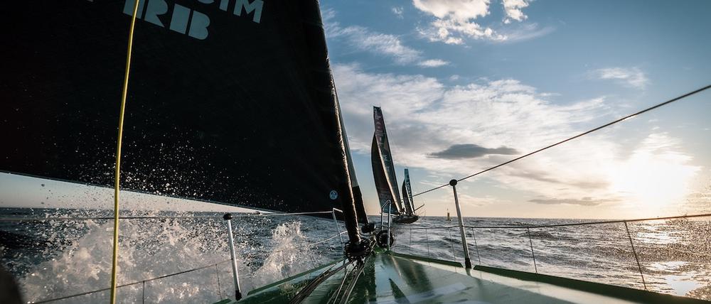 Linienschiffe. Die Imocas starteten am 15. Januar in Alicante zu ihrem Rennen um die Welt. 