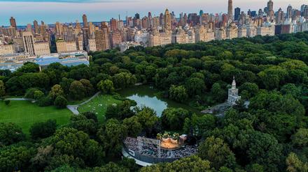 Das Delacorte Theater im New Yorker Central Park 