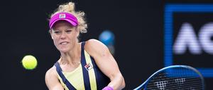 Laura Siegemund als letzte Deutsche im Einzel bei den Australian Open aus.