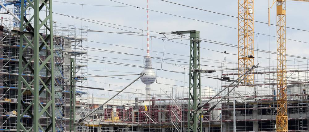 Baustelle in der Europacity.