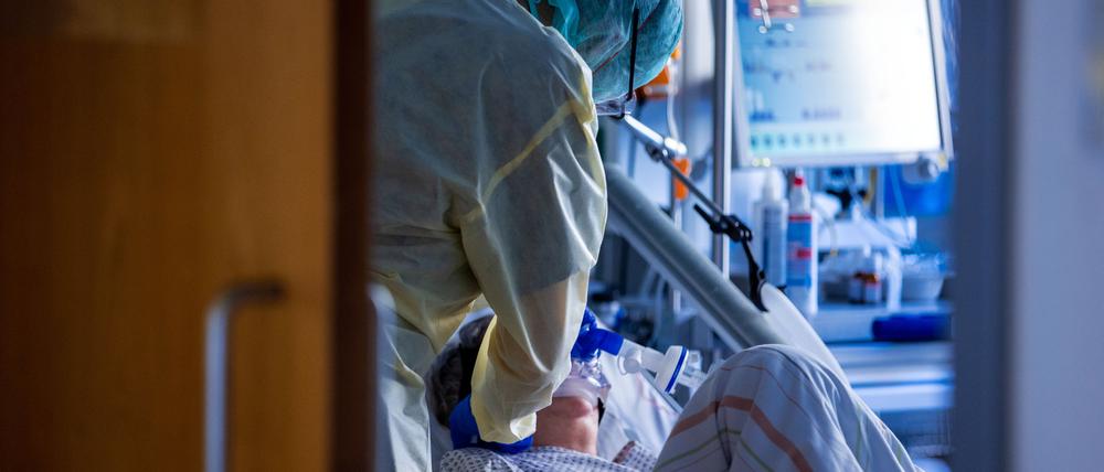 Ein Corona-Patient auf der Intensivstation
