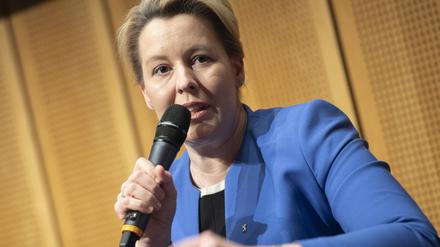 Franziska Giffey, Regierende Bürgermeisterin und SPD-Spitzenkandidatin für die anstehende Wahl zum Abgeordnetenhaus.