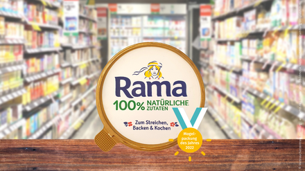 Die Verbraucherzentrale Hamburg verleiht Rama den Negativpreis „Mogelpackung des Jahres“ 2022.