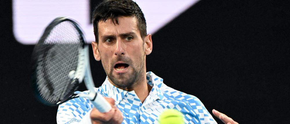 Gut im Fluss. Novak Djokovic hat seine Leihtigkeit wiedergewonnen.