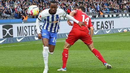 Mehr Wucht. Dodi Lukebakio (l.) hat seine Gelbsperre verbüßt. Gegen Wolfsburg kehrt er in die Startelf zurück.