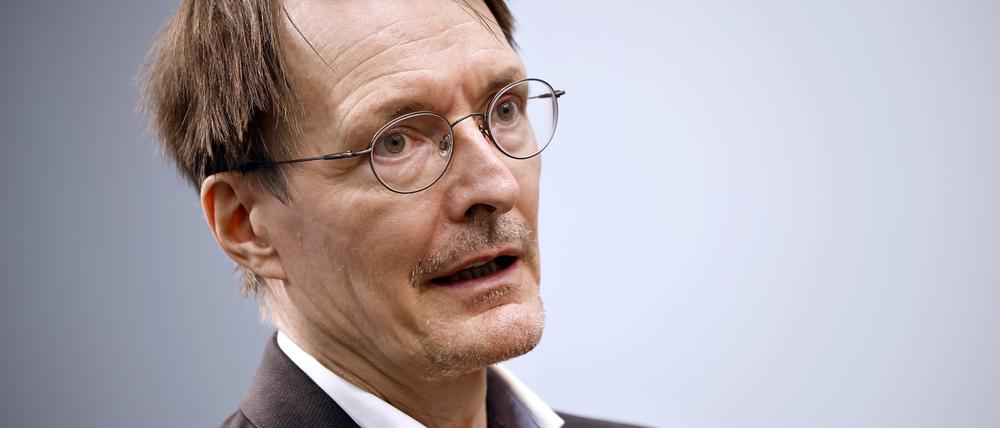 Karl Lauterbach (SPD), Bundesminister für Gesundheit.