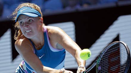 Linda Fruhvirtova beim Match gegen Vekic.