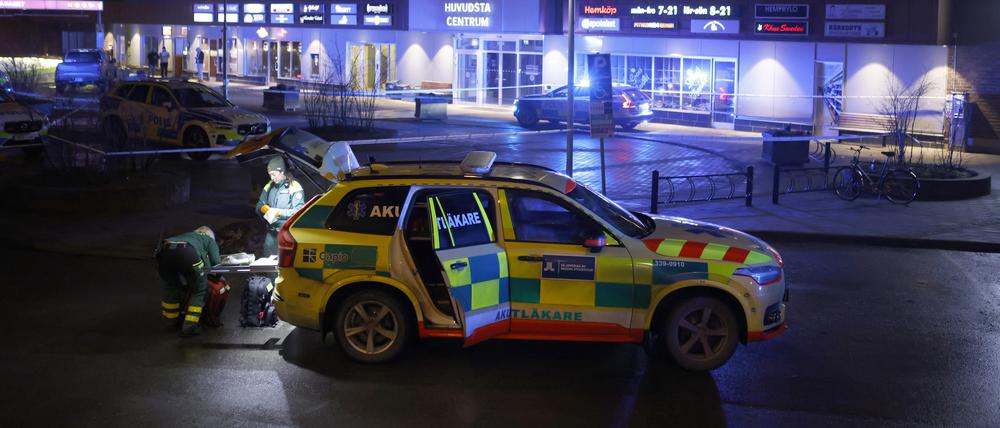 Im schwedischen Solna wurde ein Mann erschossen aufgefunden.