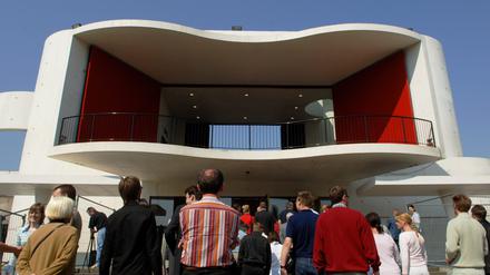 Das neue Eingangsportal des Staatstheaters in Darmstadt