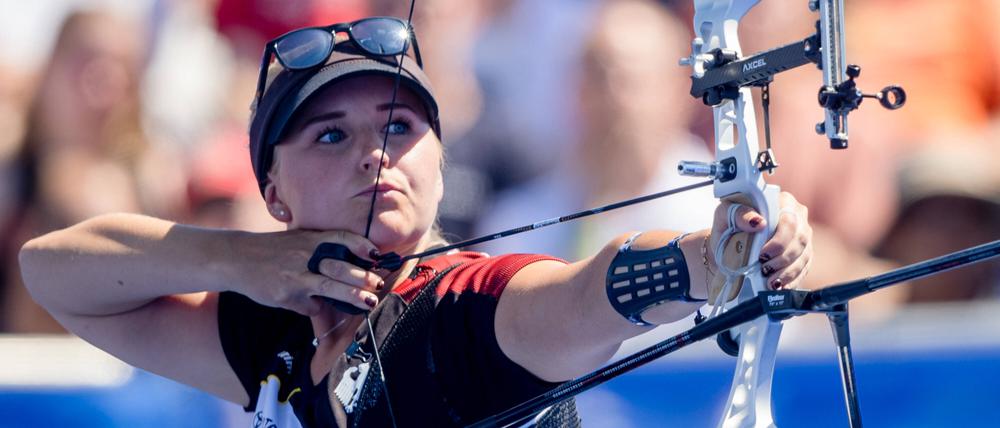 Katharina Bauer überzeugte in Nimes mit Nervenstärke.