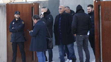 Ex-Rocker-Boss Frank Hanebuth vor dem Nationalen Staatsgerichtshof in Madrid.