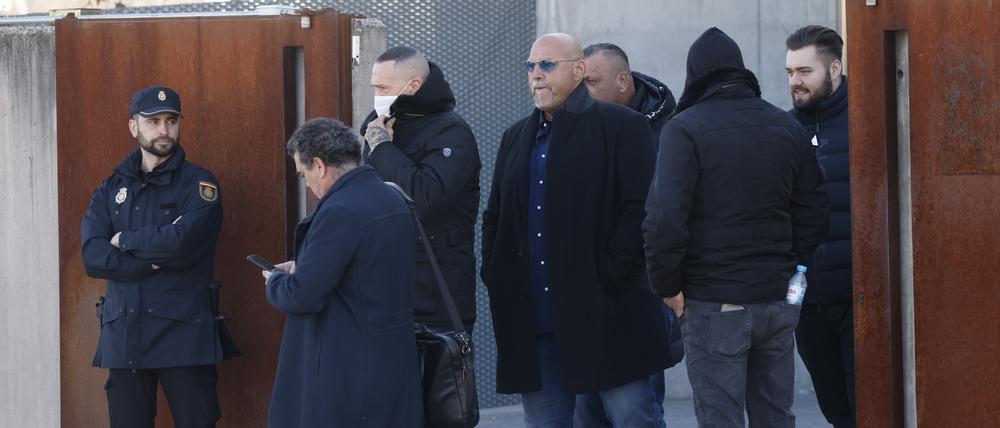 Ex-Rocker-Boss Frank Hanebuth vor dem Nationalen Staatsgerichtshof in Madrid.