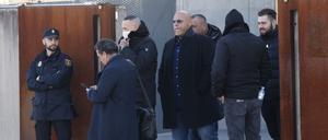 Ex-Rocker-Boss Frank Hanebuth vor dem Nationalen Staatsgerichtshof in Madrid.
