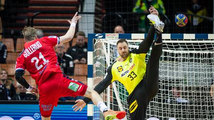 Eine starke Leistung von Torwart Andreas Wolff reichte gegen Norwegen nicht.