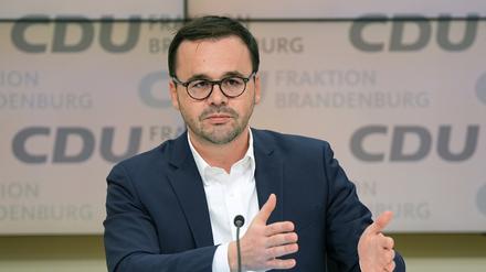Jan Redmann, Fraktionsvorsitzender der Brandenburger CDU.