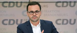 Jan Redmann, Fraktionsvorsitzender der Brandenburger CDU.