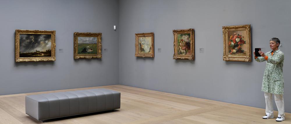Die Sammlung Bührle im 2021 eröffneten Erweiterungsbau des Kunsthauses Zürich. Das Kunsthaus ist dank dieser Erweiterung das größte Kunstmuseum der Schweiz. 