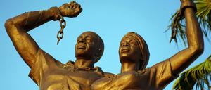 Das Genozid-Denkmal in Windhoek in Namibia