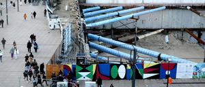 U2-Baustelle am Alexanderplatz