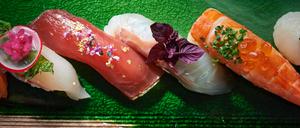 Nigiri im Restaurant „ISHI by Henssler“ am Potsdamer Platz.