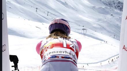 Maria Höfl-Riesch 2013 in Lenzerheide