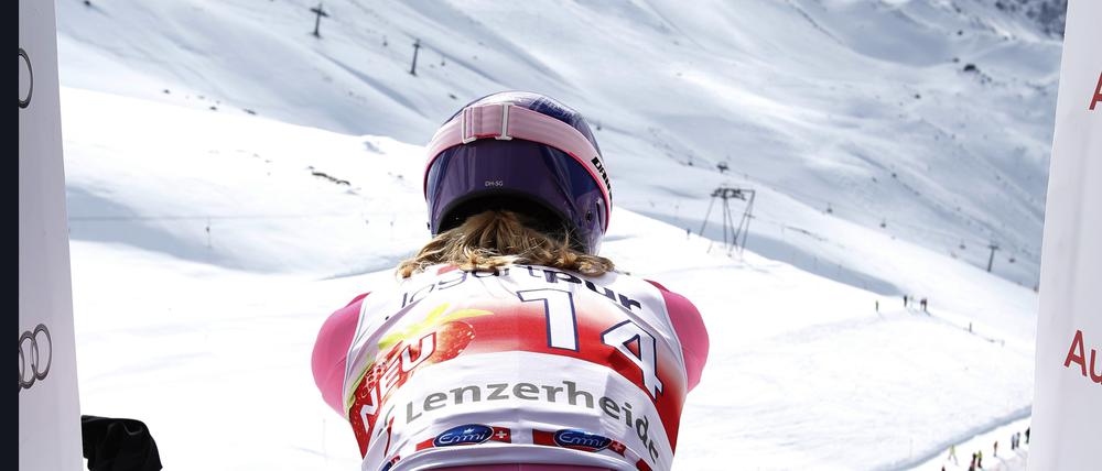 Maria Höfl-Riesch 2013 in Lenzerheide