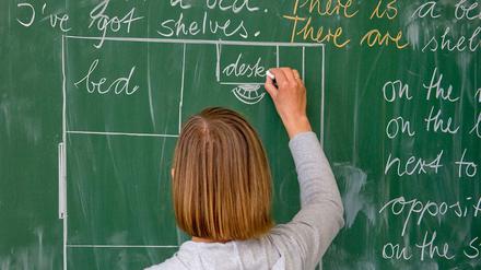 Eine Lehrerin.