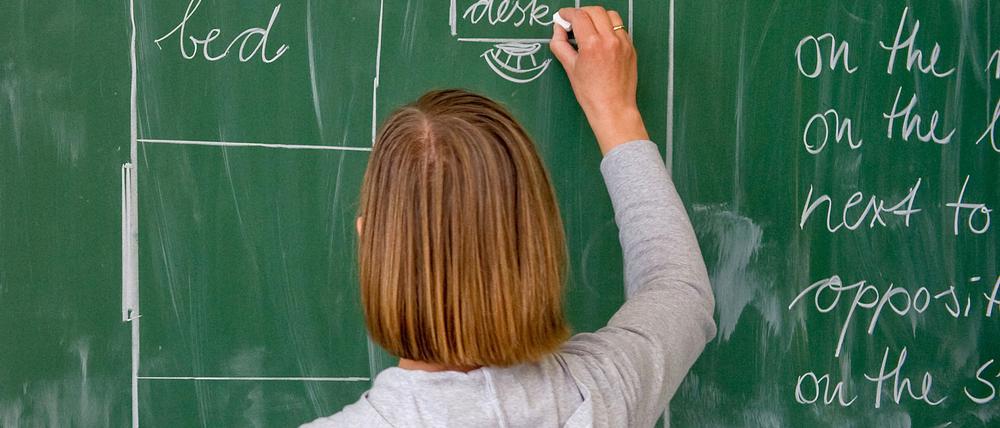 Eine Lehrerin.