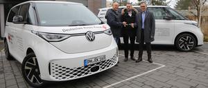 Die DRK-Kinderwohnstätte „Heimatstern“ hat zwei E-Busse im Fuhrpark.