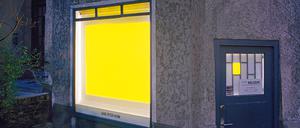 Hans Peter Kuhn: Lichtinstallation in der „Gelben Musik“,
Oktober 1989