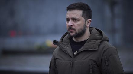 Wolodymyr Selenskyj sprach in seiner täglichen Videobotschaft die Kämpfe in Donezk an.