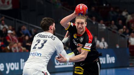 Auch Juri Knorr wirkte gegen Frankreich etwas verloren.