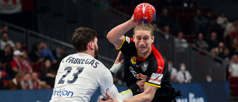 Auch Juri Knorr wirkte gegen Frankreich etwas verloren.