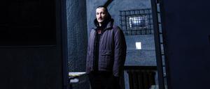 Der Nachbau von Alexej Nawalnys Zelle steht noch bis zum 23. Februar vor der russischen Botschaft in Berlin.