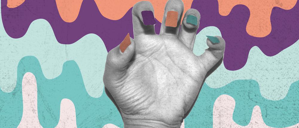 Neu in Berlin: 3D-Texturen auf den Fingernägeln.