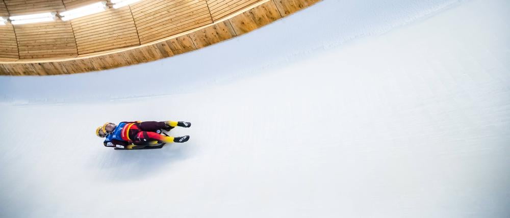 Der Doppelsitzer der Frauen ist neu im WM-Programm.