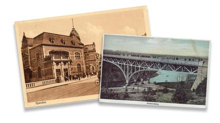 Postkarte der Altstadt Spandau