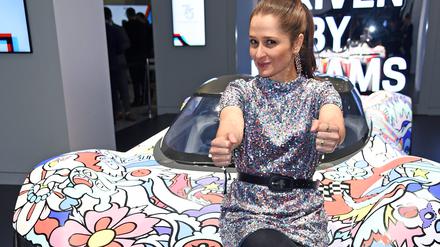 Sarah Alles bei der PORSCHE DREAMERS NIGHT im DRIVE Volkswagen Group Forum in Berlin am 25.01.2023 *** Sarah Alles at the PORSCHE DREAMERS NIGHT at the DRIVE Volkswagen Group Forum in Berlin on 25 01 2023