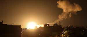 Explosion in Gaza Stadt
