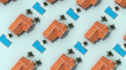 Wohlhabend per Testament: Vor allem teure Immobilien machen Erben reich.