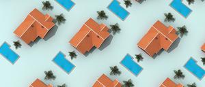 Wohlhabend per Testament: Vor allem teure Immobilien machen Erben reich.