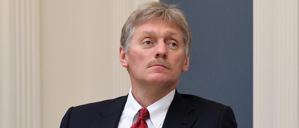 Kremlsprecher Dmitri Peskow will „Dialogvarianten prüfen“.