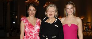 BERLIN, GERMANY - JANUARY 26: Felicitas Karrer, Jutta Speidel and Janina Hell attend the FRAUEN100 event at Hotel Adlon on January 26, 2023 in Berlin, Germany. (Photo by Franziska Krug/Getty Images for hell & karrer Communications)
