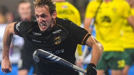 Niklas Wellen bejubelt sein Siegtor gegen Australien.