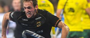 Niklas Wellen bejubelt sein Siegtor gegen Australien.