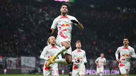 Dominik Szoboszlai traf gegen Stuttgart doppelt.