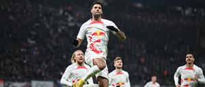 Dominik Szoboszlai traf gegen Stuttgart doppelt.