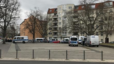 Großeinsatz am Nöldnerplatz. 
