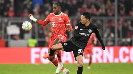Die Frankfurter brachten gegen die Bayern fast immer ein Bein dazwischen.