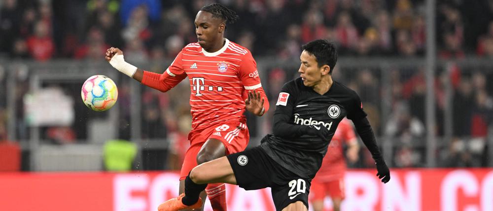 Die Frankfurter brachten gegen die Bayern fast immer ein Bein dazwischen.